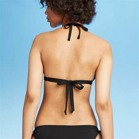 Mossimo Double Tunnel Triangle Padded Backless String Bikini Top