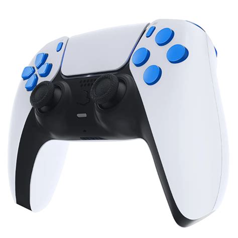 Ps Dualsense Controller Full Button Set Matte Uv Deep Blue For Bdm