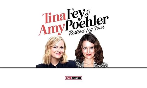 Tina Fey and Amy Poehler Announce New Dates For 'Restless Leg Tour ...