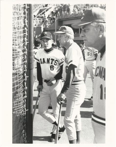 Shohzo Doi With Reds Coaches Alex Grammas And Ted Kluszewski In