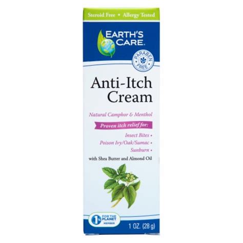 Earths Care Anti Itch Cream Sports Tube 1 Oz 28 G 1 Oz 28 G Ralphs