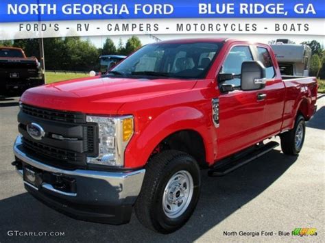 2017 Race Red Ford F250 Super Duty Xl Supercab 4x4 116050932