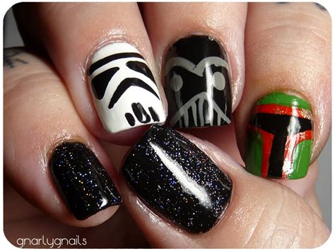 Gnarly Gnails: Digital Dozen - Geek Week - Star Wars | Star wars nails ...