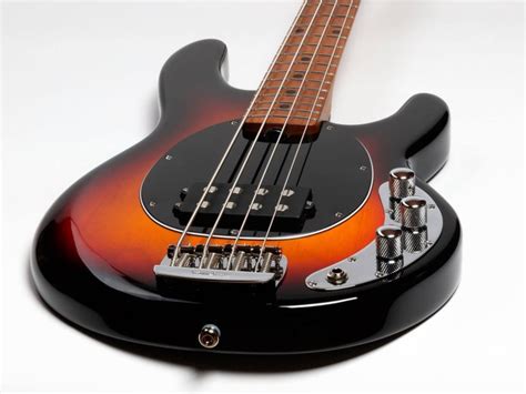 Ernie Ball Music Man’s Stingray Bass Guitars Go Short Scale