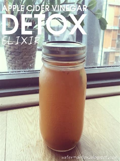 APPLE CIDER VINEGAR DETOX ELIXIR | Water Detox