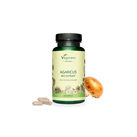 VEGAVERO BIO AGARICUS EXTRACT БИО АГАРИКУС ЕКСТРАКТ КАПС Х60