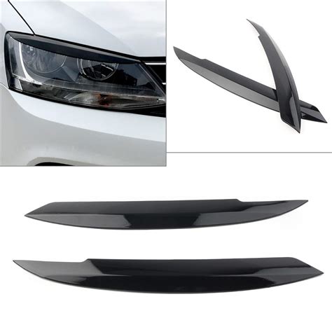 For Vw Jetta Mk Car Headlight Eyelid Eyebrow Trim Cover