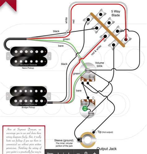 Guitar 5 Way Blade Switch Diagram Switch Wiring Way Diagram