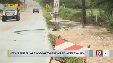 Heavy Rain Brings Flooding To Parts Of Tennessee Valley July 21 2023 News 19 At 930 Am