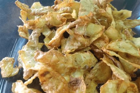 Chips De Casca De Batata Na Airfryer Petisco Crocante E Saud Vel