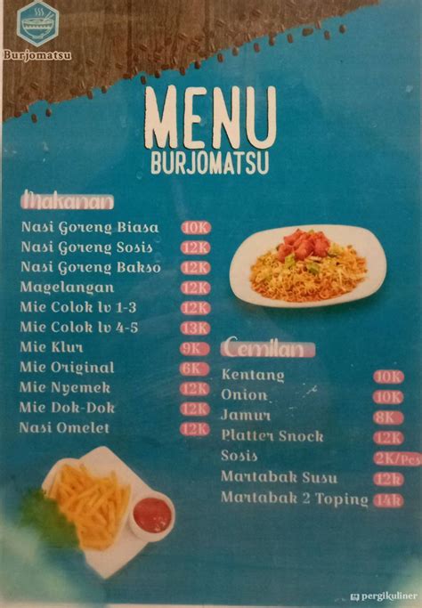 Selalu Diperbarui Menu Burjomatsu Sukolilo Surabaya