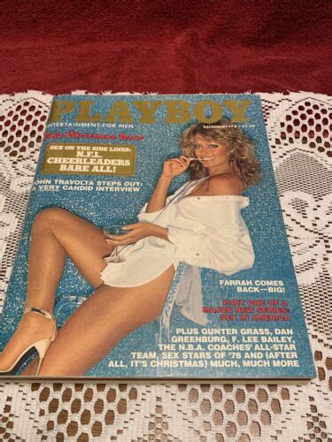 Mavin December Playboy Magazine Farrah Fawcett Janet Quist Great