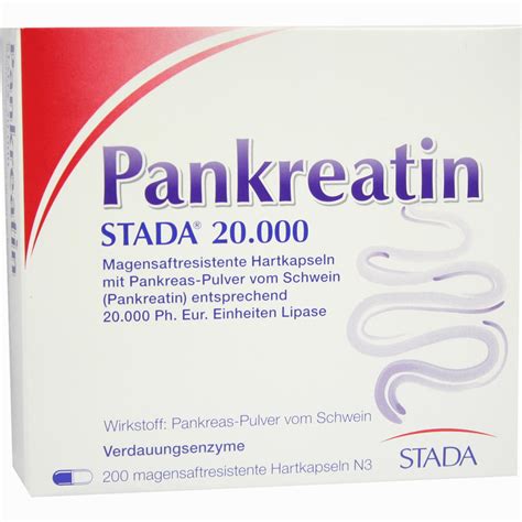 Pankreatin Stada 20000 Kapseln Stada Informationen Und Inhaltsstoffe