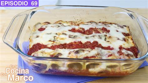 Canelones Receta Italiana Paso A Paso Cannelloni De Carne Facil YouTube