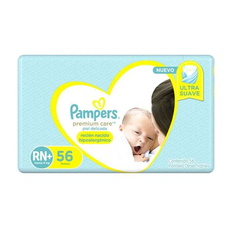 Pañal Pampers Premium Care Rn 56u Vea