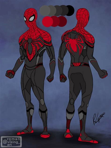 ArtStation - Superior Spider-Man Concept Suit, Roman Lopez | Spiderman ...