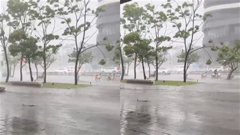 大雷雨狂炸北北基桃 狂風暴雨畫面曝光！