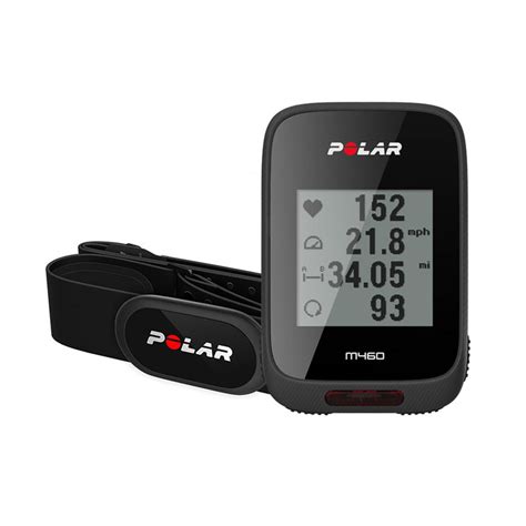 POLAR COMPTEUR VELO Polar M460 HR Compteur GPS Cardio Black Capteur