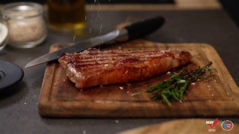 how to cook striploin beef