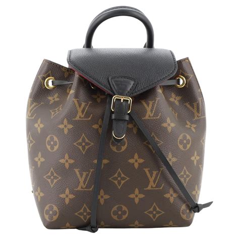 Louis Vuitton Montsouris Backpack Nm Monogram Canvas With Leather Bb At