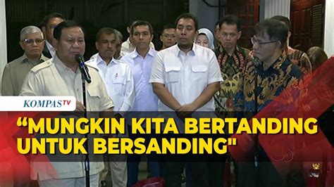 Prabowo Sampaikan Ini Usai Bertemu Politisi PDIP Budiman Sudjatmiko