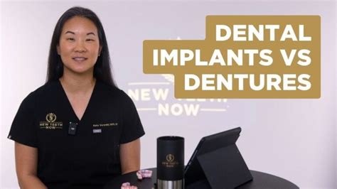 Dentures Vs Dental Implants New Teeth Now