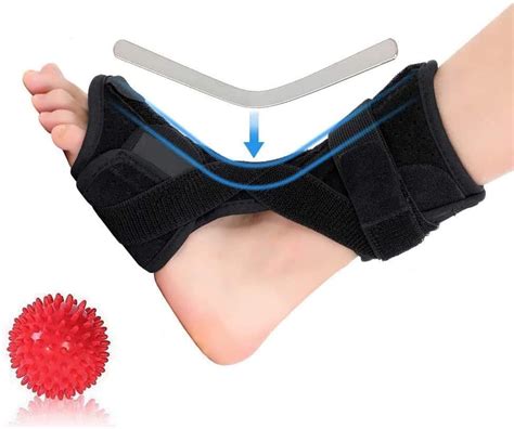 Plantar Fasciitis Brace Support With Massage Ball Orthotics Drop Foot