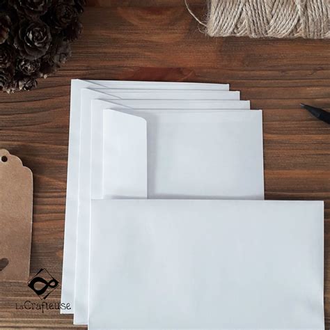 Lot Enveloppes Blanches C La Crafteuse