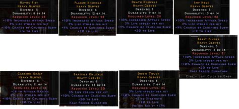 Gz Blood Craft Gloves Lvl 18 Lvl 30 Ias Topic D2jsp