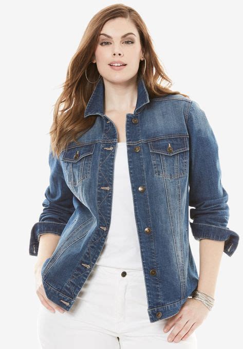 Essential Denim Jacket By Denim 24 7® Medium Stonewash Hi Res Denim Jacket Women Denim