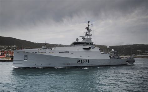 South African Navy Receives The First Of Three New Patrol Vessels In Simons Town