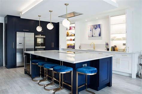 Navy Blue Kitchen Cabinets Pros And Cons How Much Cost