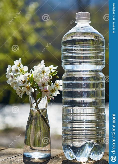 Bottle With Clean Drinking Water Stock Image Image Of Fresh Little