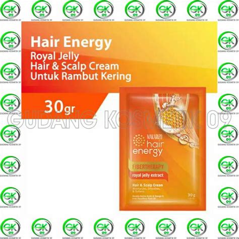 Jual Makarizo Hair Energy Fibertherapy Scalp Creambath Royal Jelly