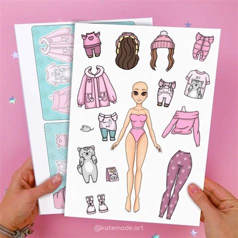 DIY PAPER DOLLS Crafts En Instagram New Templates PRINT CUT