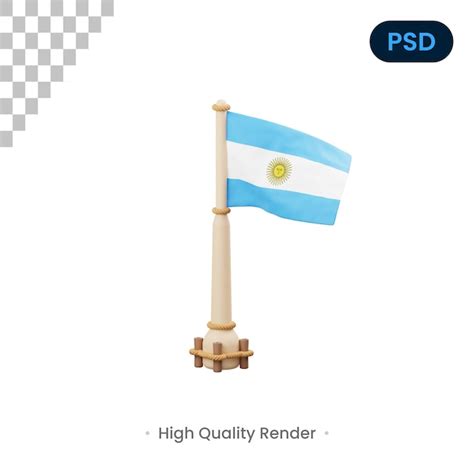 Premium Psd Argentina Flag D Icon