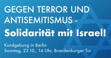 Kundgebung gegen Terror Hass und Antisemitismus Ülker Radziwill