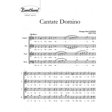 Cantate Domino O Pitoni