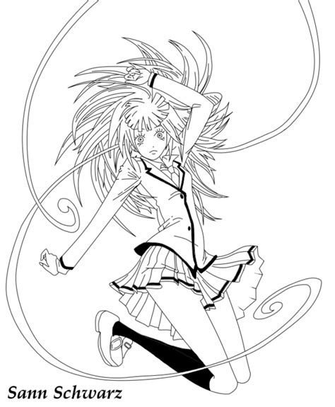 Lineartcoloring Deviantart Art Kaede Kayano Assassination