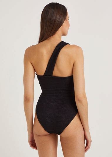 Et Vous Black One Shoulder Swimsuit Matalan