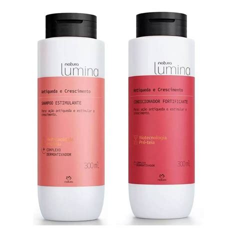 Kit Lumina Antiqueda E Crescimento Shampoo 300ml Condicionador 300ml