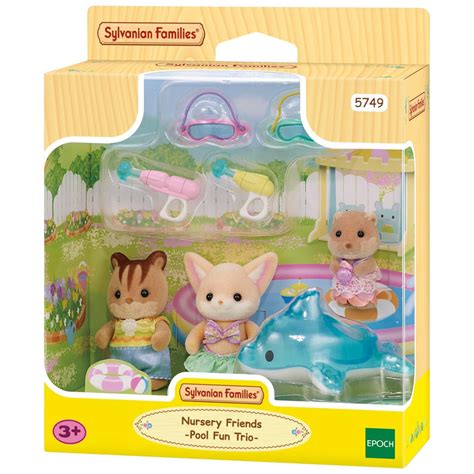 Sylvanian Families Nursery Friends Pool Fun Trio Animal Kingdoms