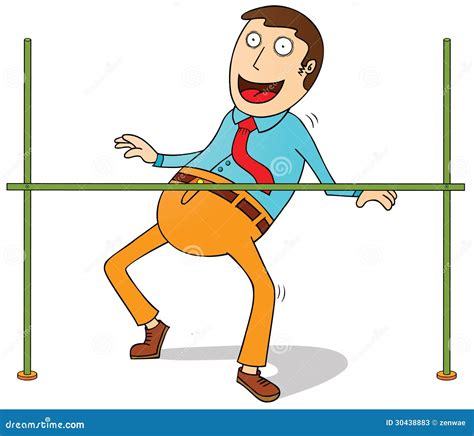 Limbo Dance Cartoon Vector | CartoonDealer.com #30438883