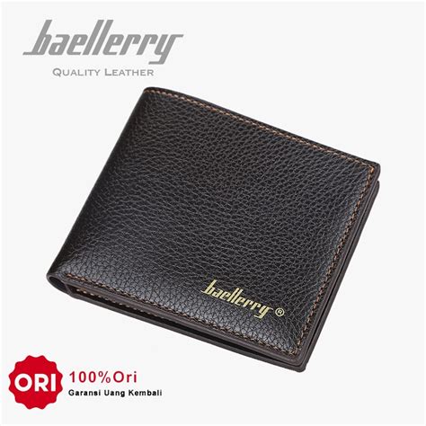 Jual Baellerry D Dompet Pria Bahan Kulit Sintetis Rubber Baeos