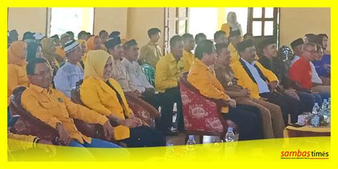 Golkar Sambas Gelar Rakerda Dan Rapimda Hadapi Pemilu Sambas Times