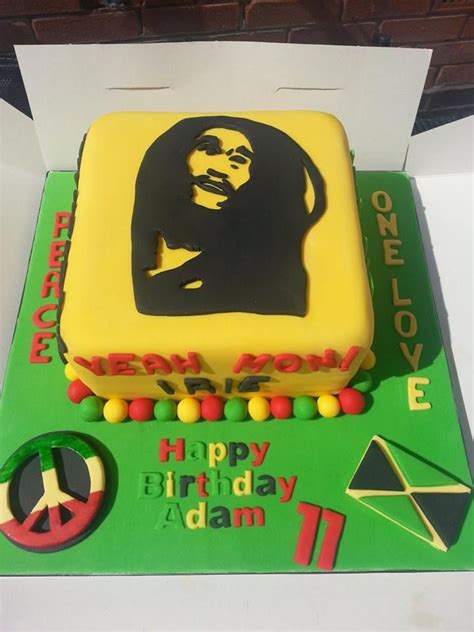 Pin By Jolene Sias On Cakes Bob Marley Cakes Cake Birthday Cake