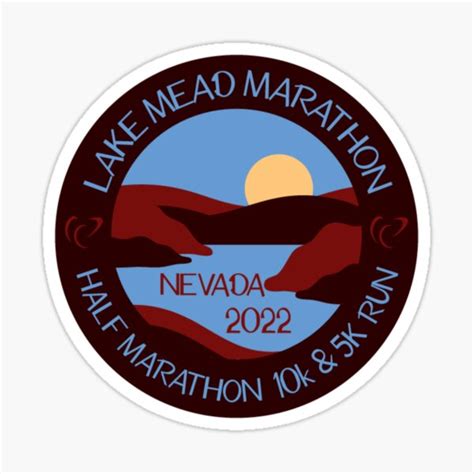 Nevada Marathon Sticker By Wondercreep Redbubble