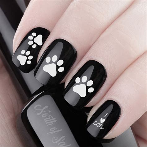 Dog Paw Nail Art Etsy