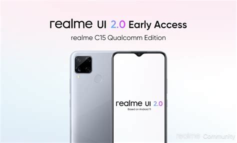 Realme UI 2 0 Early Access Program Announced For C15 Qualcomm Edition