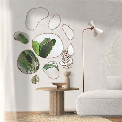 Fifi 2 0 Handmade Mirrors Set Irregular Mirrors Asymmetrical Mirrors Organic Mirrors